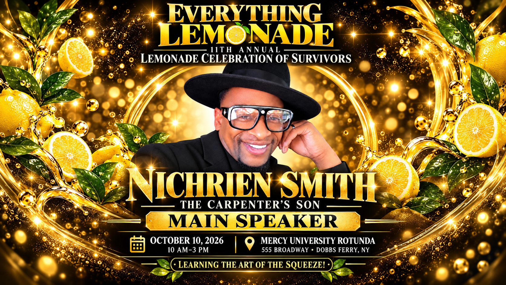 Nichrien Smith, The Carpenter's Son — Main Speaker